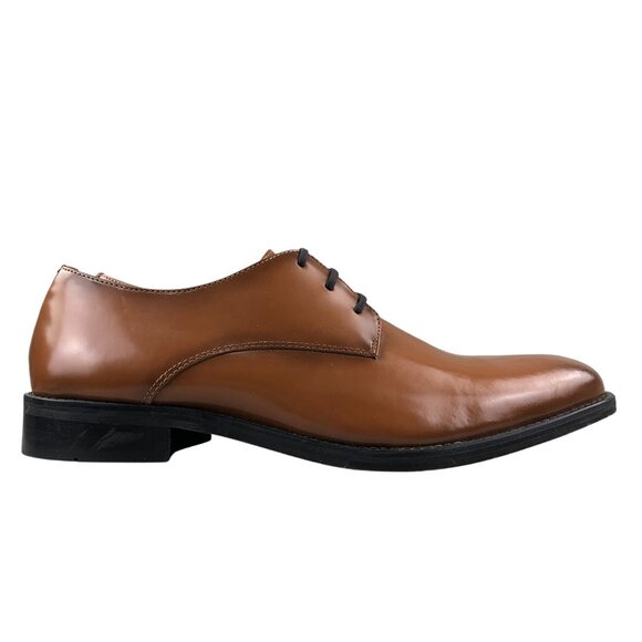 Express NWT Men\'s Size 11 Brown Leather Lace-Up Plain Toe Oxfords Dress Shoes main image 11